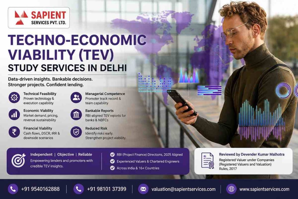 Techno-Economic Viability (TEV) Study Services in Delhi