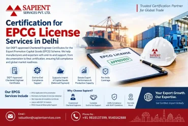 Certification for EPCG License Services in Delhi