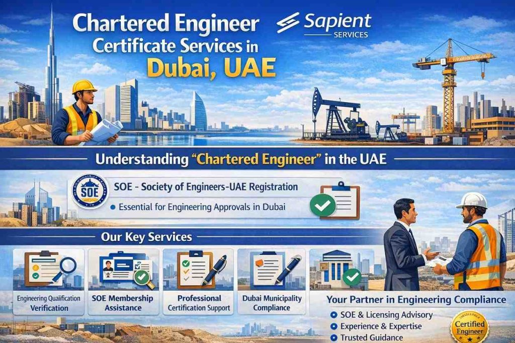 Chartered Engineer Certificate, Dubai