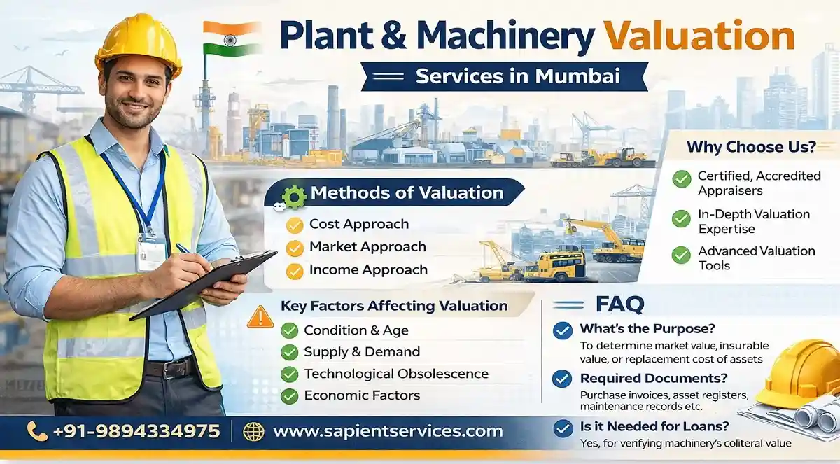 Valuation of Plant and Machinery Services in Mumbai