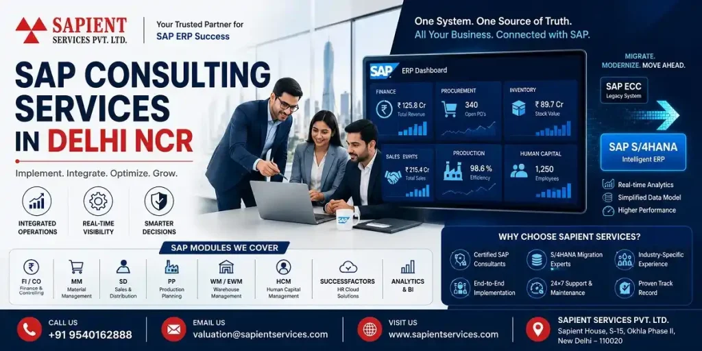 SAP Consulting Services in Delhi
