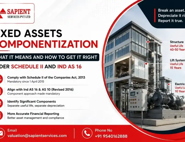 Fixed Assets Componentization in India Fixed Assets Componentization in India