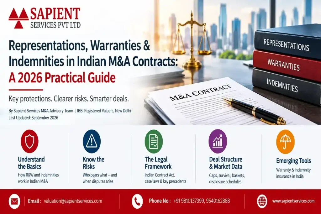 Representations, Warranties & Indemnities in Indian M&A Contracts